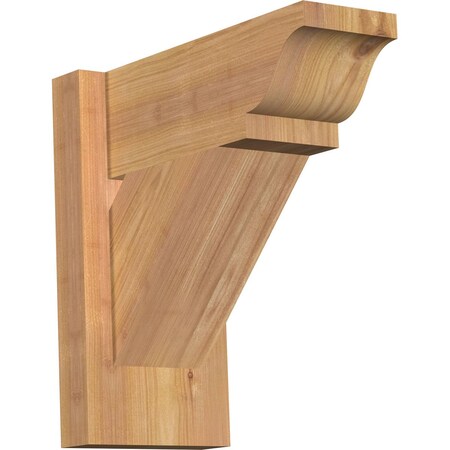 Ekena Millwork Traditional Traditional Smooth Outlooker, Western Red Cedar, 5 1/2"W x 12"D x 12"H OUT06X12X12TRA01SWR